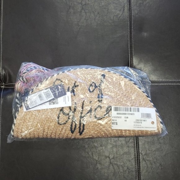 Rebecca Minkoff Straw Taco Clutch-Out Of Office - Picture 5 of 7